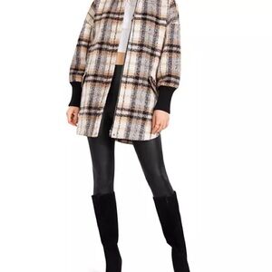 BB DAKOTA by STEVE MADDEN
Plaid Times Coat Women's Jacket with Black Accents